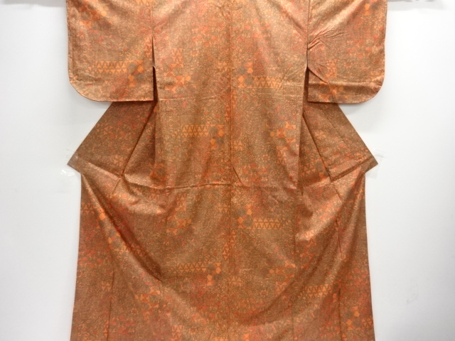JAPANESE KIMONO / KOMON / FLORAL SARASA